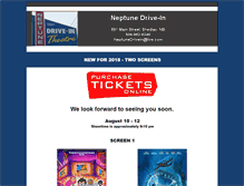 Tablet Screenshot of neptunedrivein.ca